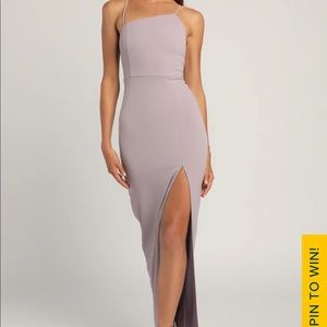 Nwt lulus lavender sleeveless maxi dress